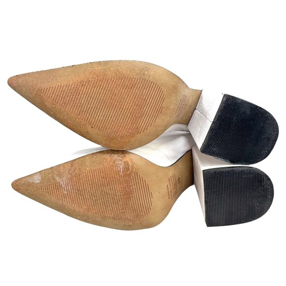 Alias Mae Ahnika Leather Pointy Block Heel Booties - Picture 7 of 11